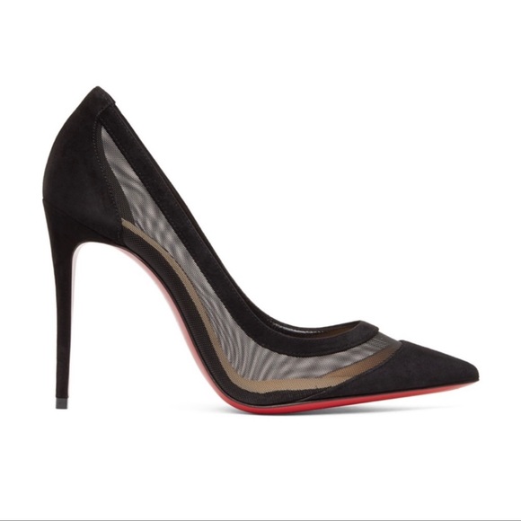 Christian Louboutin Shoes - Christian Louboutin Never worn Black Galavati 100 Heel. Size 38.